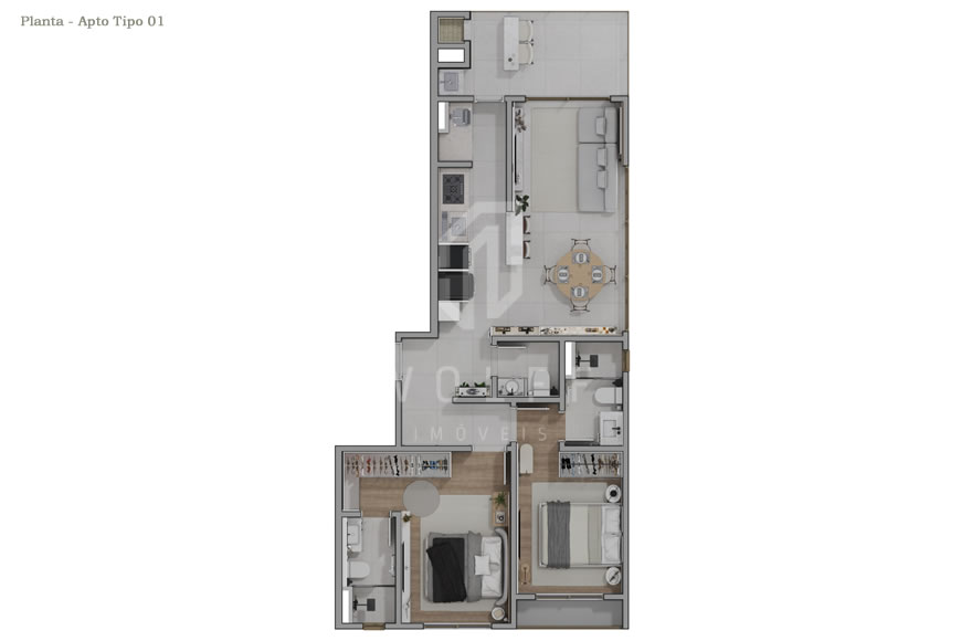 JD1285 - Siena - Apartamentos Sofisticados e Exclusivos