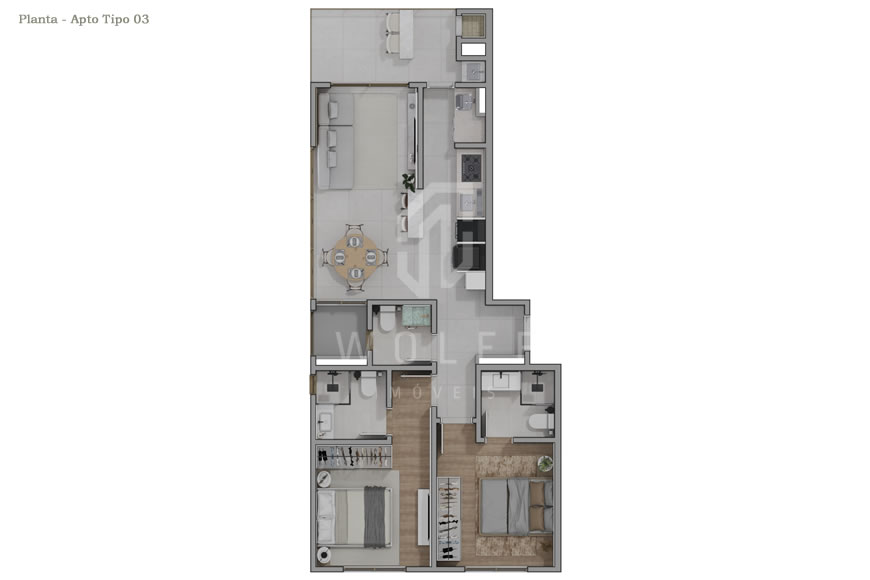 JD1285 - Siena - Apartamentos Sofisticados e Exclusivos