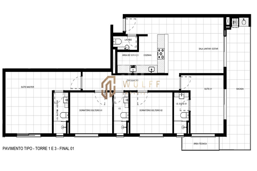 JD632 - Upside Home Club -  Apartamentos frente mar no Itacolomi 